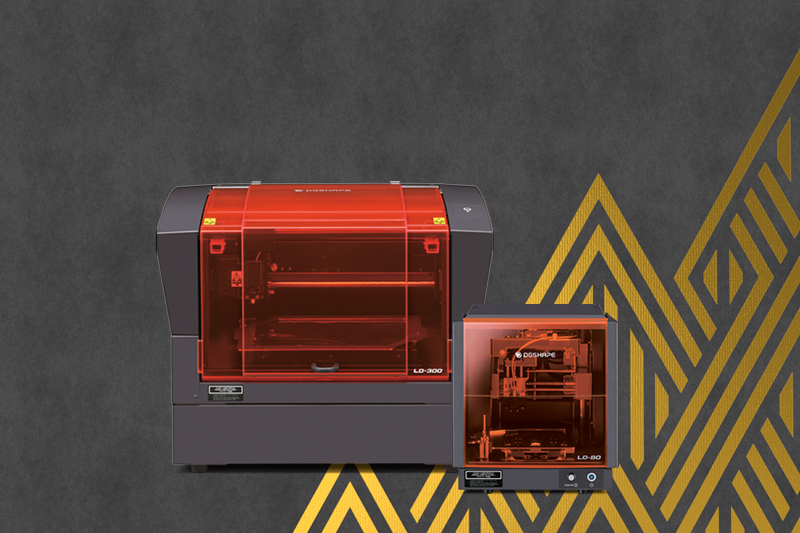 DGSHAPE LD-80 and LD-300 laser decorators