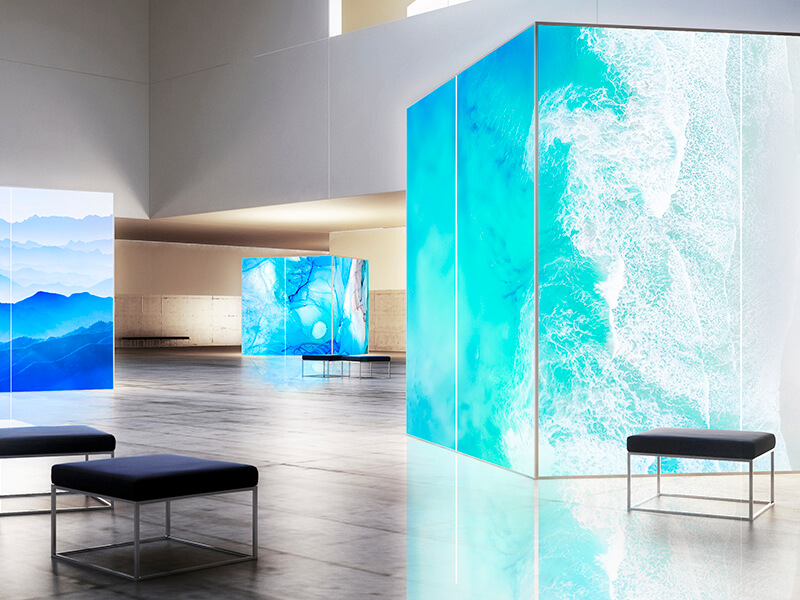 Acrylic backlit displays