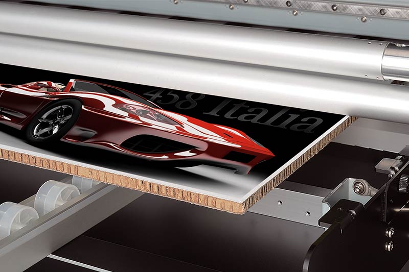 VersaUV LEJ Hybrid UV Inkjet Printer close up