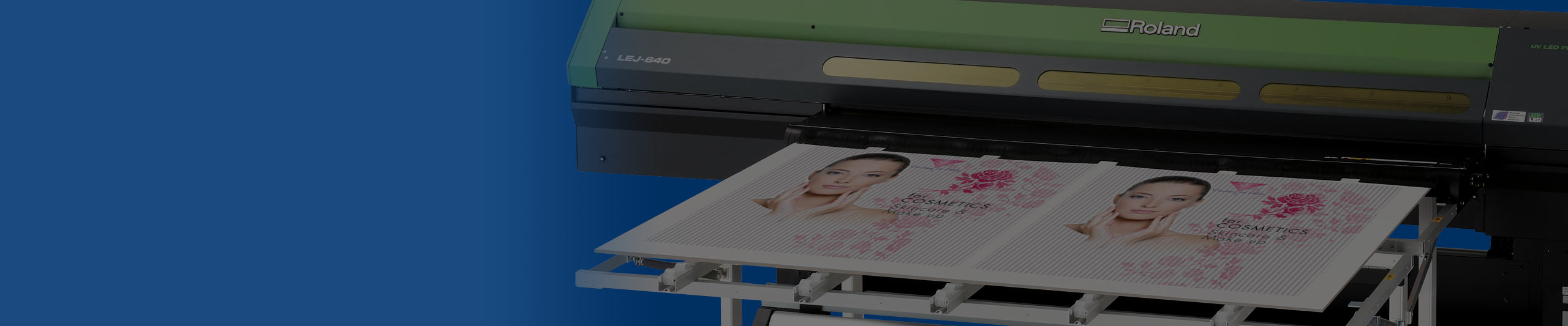 VersaUV LEJ Hybrid UV Inkjet Printer close up