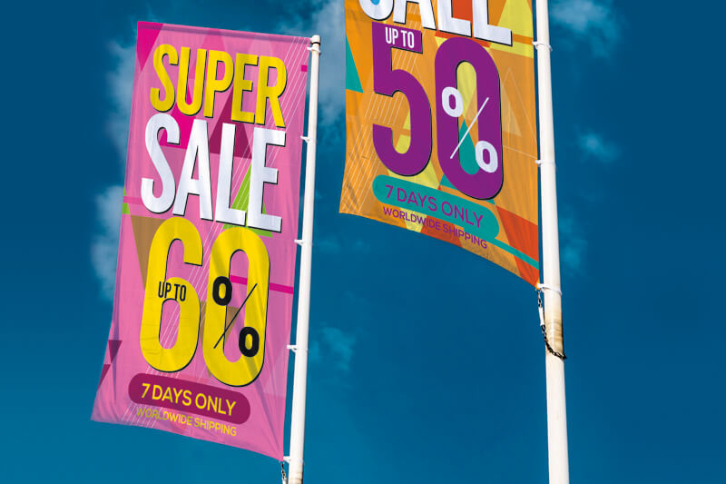 Double-Sided Flags and Banners
