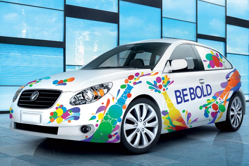 SG Series Printer/Cutters vehicle wraps