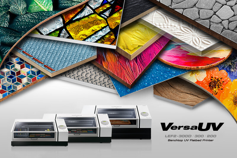 VersaUV LEF2 Series Benchtop UV Flatbed Printer | Roland DG