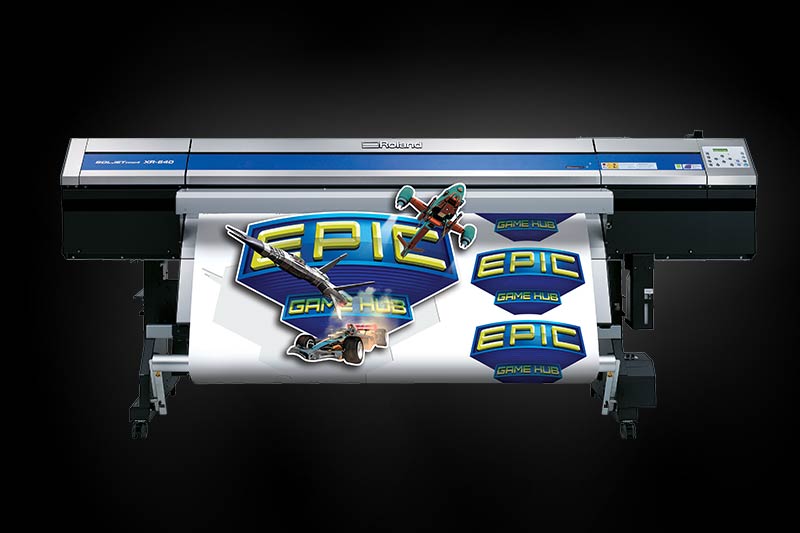 SOLJET PRO 4 XR-640 Large Format Color Printer/Cutter
