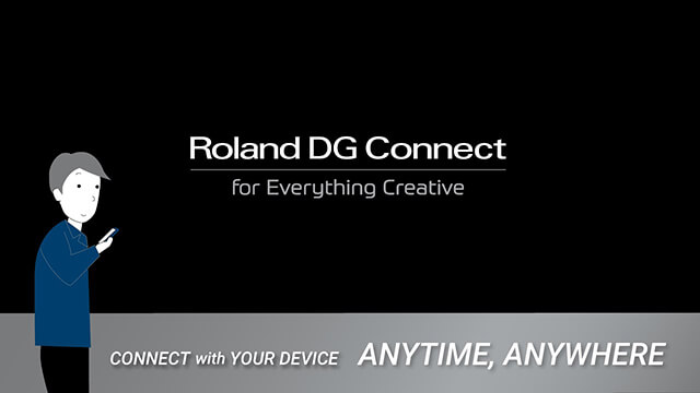 Roland DG Connect:: ربط منتجات Roland DG والعملاء