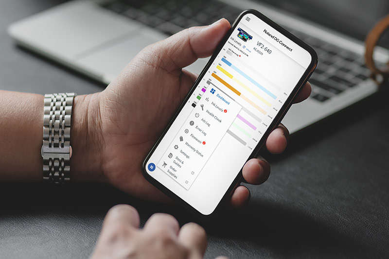 Roland DG Connect Mobile app