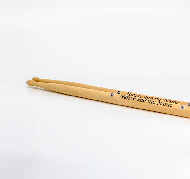 Custom UV printed drumsticks