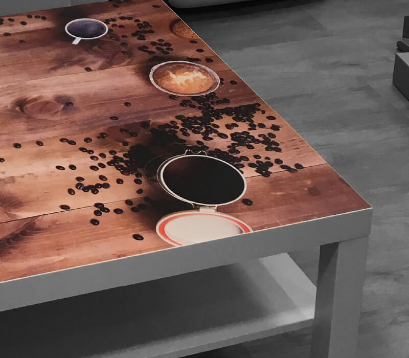 Printed Customized Table Top